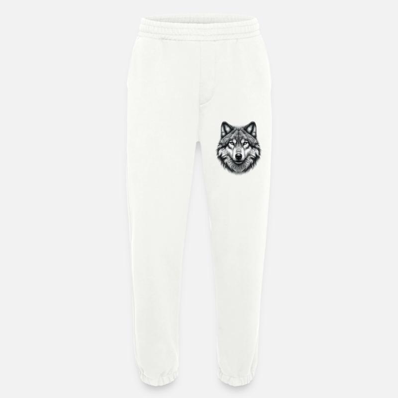 Wolf - Heavyweight Jogginghose - made by SPREAD  - OFF WHITE