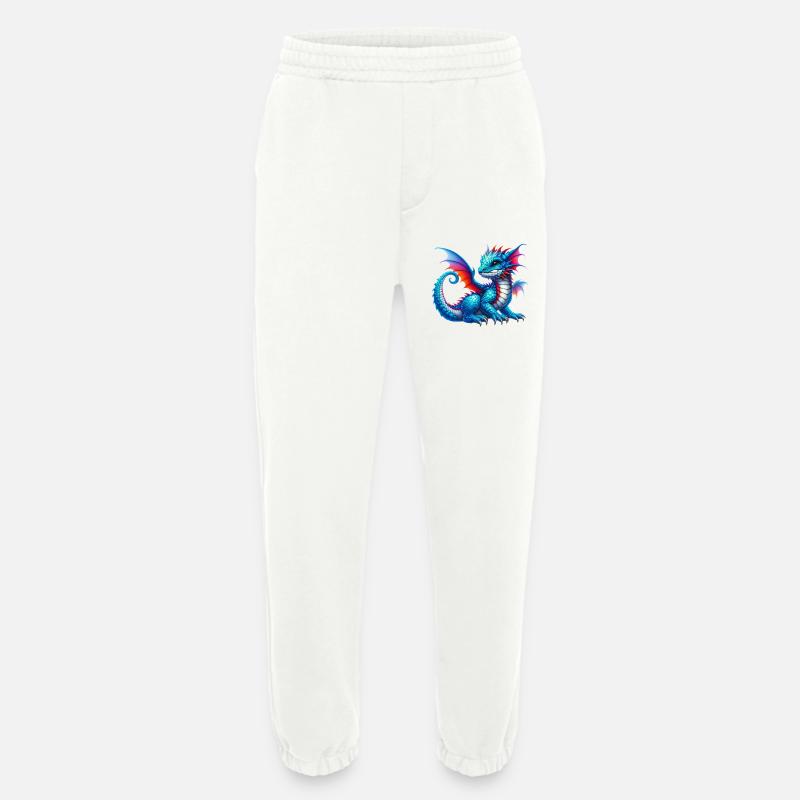 Dragon - Heavyweight Jogging Pants - made by SPREAD - OFF WHITE