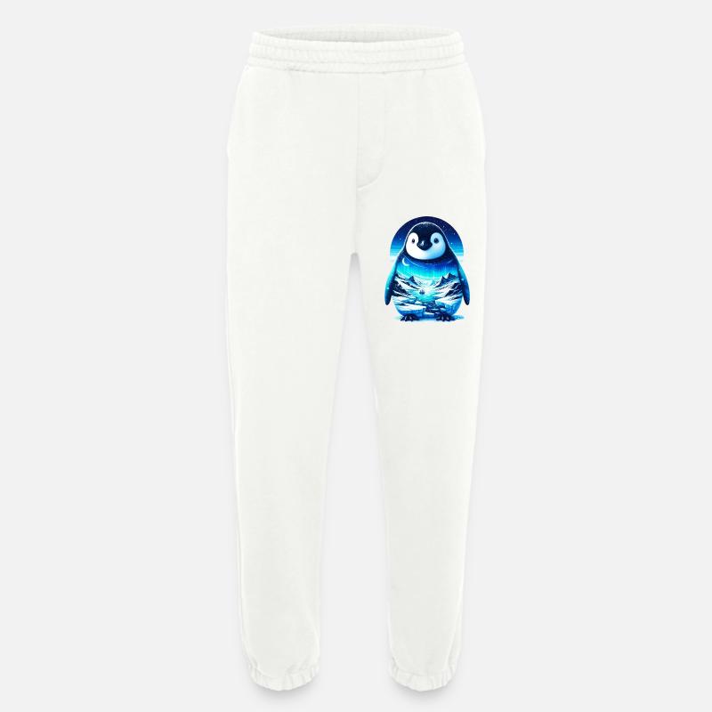 Pinguin - Heavyweight Jogginghose - made by SPREAD  - OFF WHITE