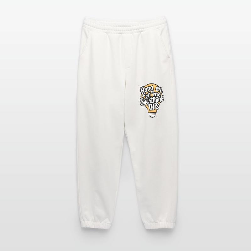 Creative Idea Lamp Design Heavyweight Jogging Pants - made by SPREAD 