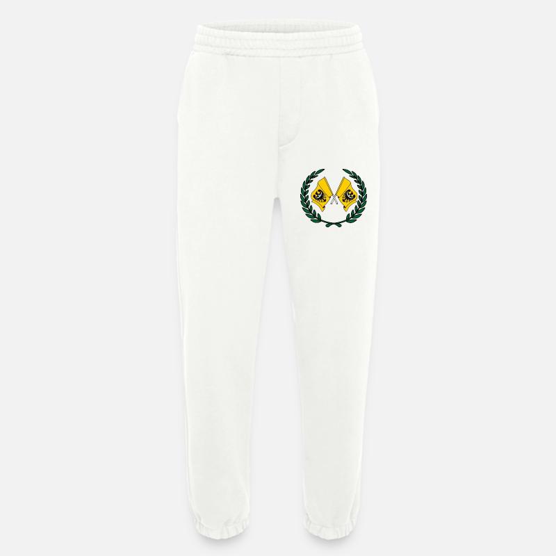 Fahnen Niederschlesischer Lorbeerkranz - Heavyweight Jogginghose - made by SPREAD  - OFF WHITE