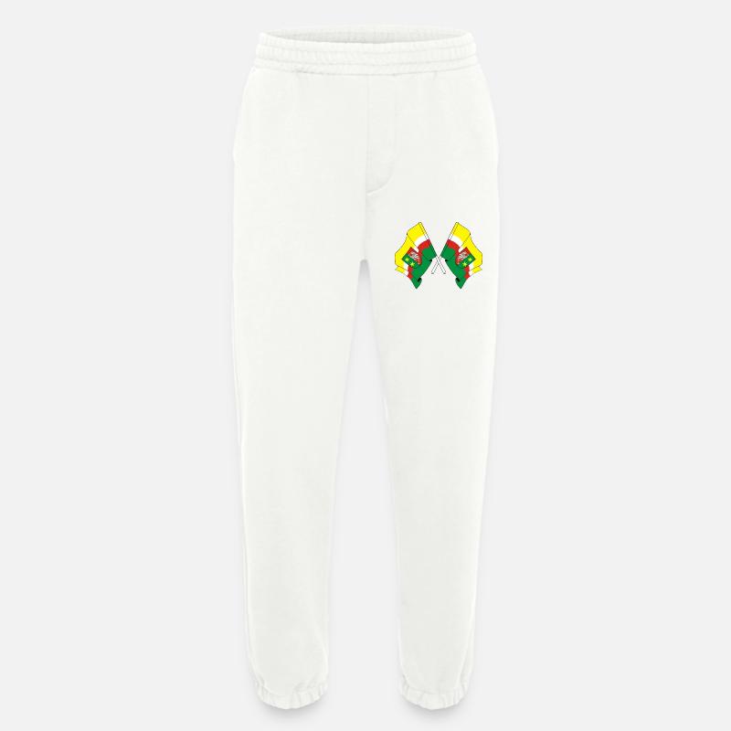 Zwei Flaggen Lubusz - Heavyweight Jogginghose - made by SPREAD  - OFF WHITE