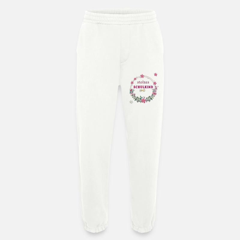 stolzes Schulkind Einschulung - Heavyweight Jogginghose - made by SPREAD  - OFF WHITE