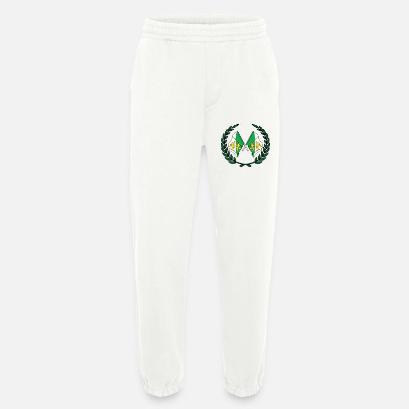 Fahnen Grafschaft Thurgau Schweiz Lorbeerkranz - Heavyweight Jogginghose - made by SPREAD  - OFF WHITE