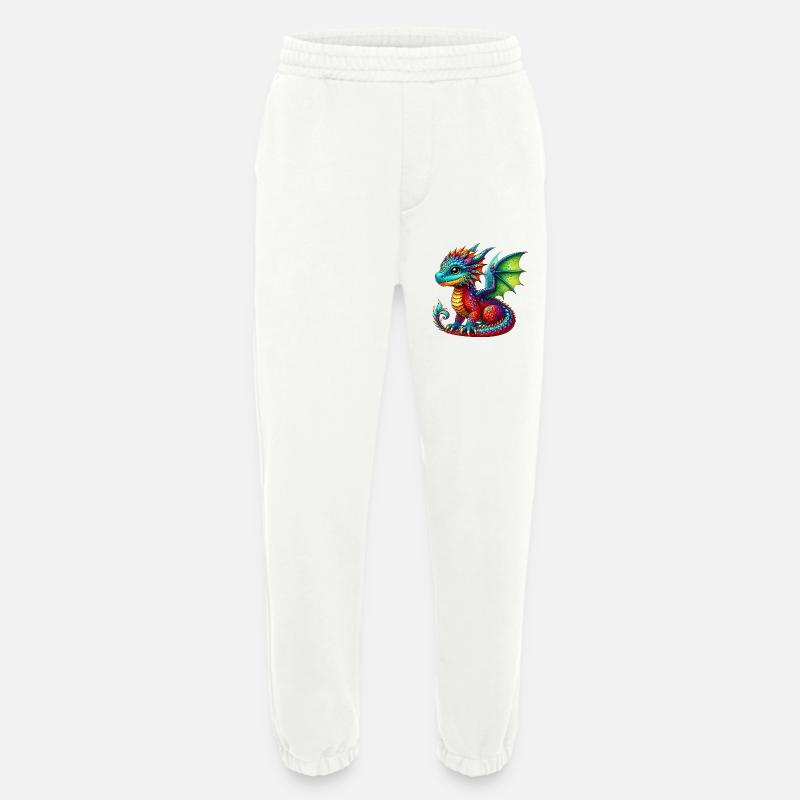 Drache - Heavyweight Jogginghose - made by SPREAD  - OFF WHITE