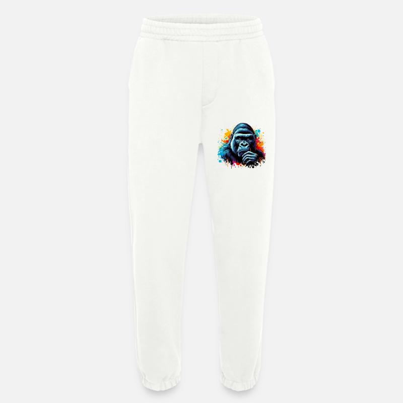 Gorilla - Heavyweight Jogginghose - made by SPREAD  - OFF WHITE