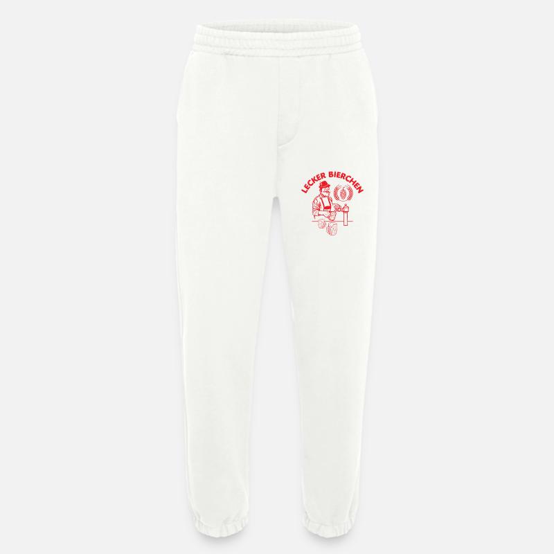 Lustiges lecker Bierchen Döner Retro Design - Heavyweight Jogginghose - made by SPREAD  - OFF WHITE