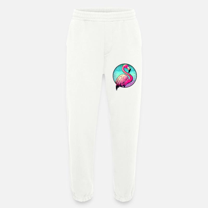 Flamingo - Heavyweight Jogginghose - made by SPREAD  - OFF WHITE