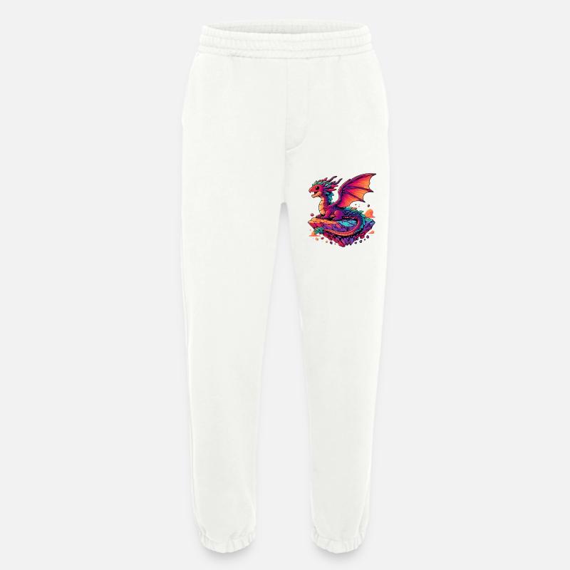 Drache - Heavyweight Jogginghose - made by SPREAD - OFF WHITE