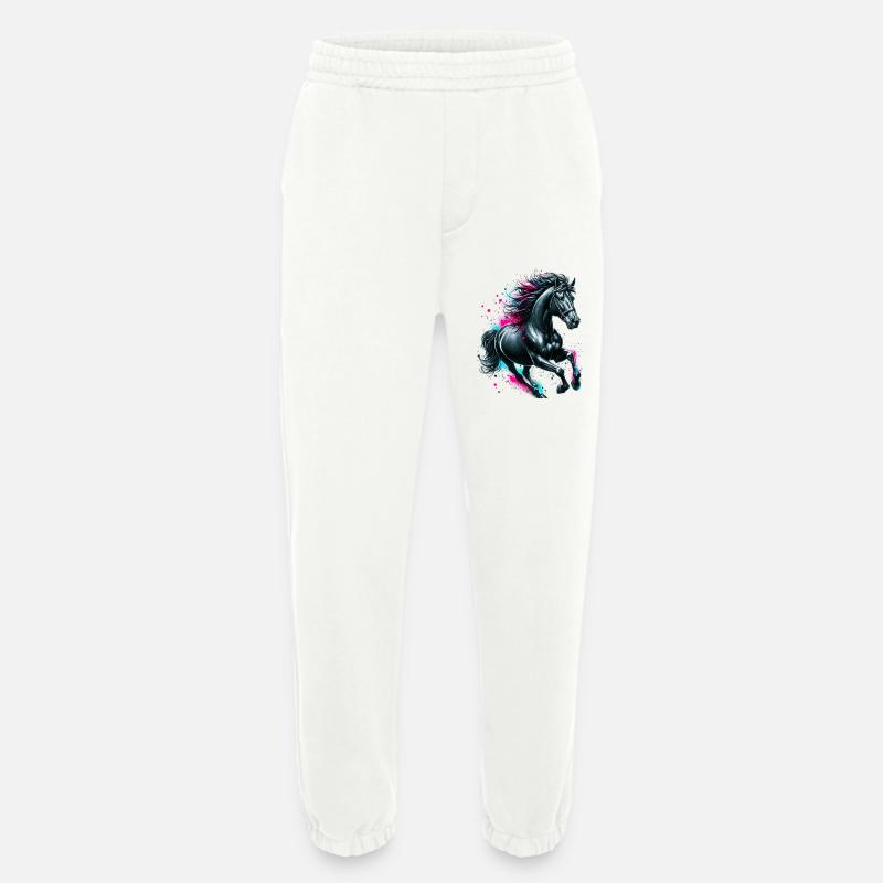 Pferd - Heavyweight Jogginghose - made by SPREAD  - OFF WHITE