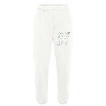 All you need - Heavyweight Jogging Pants - made by SPREAD  - OFF WHITE - Front