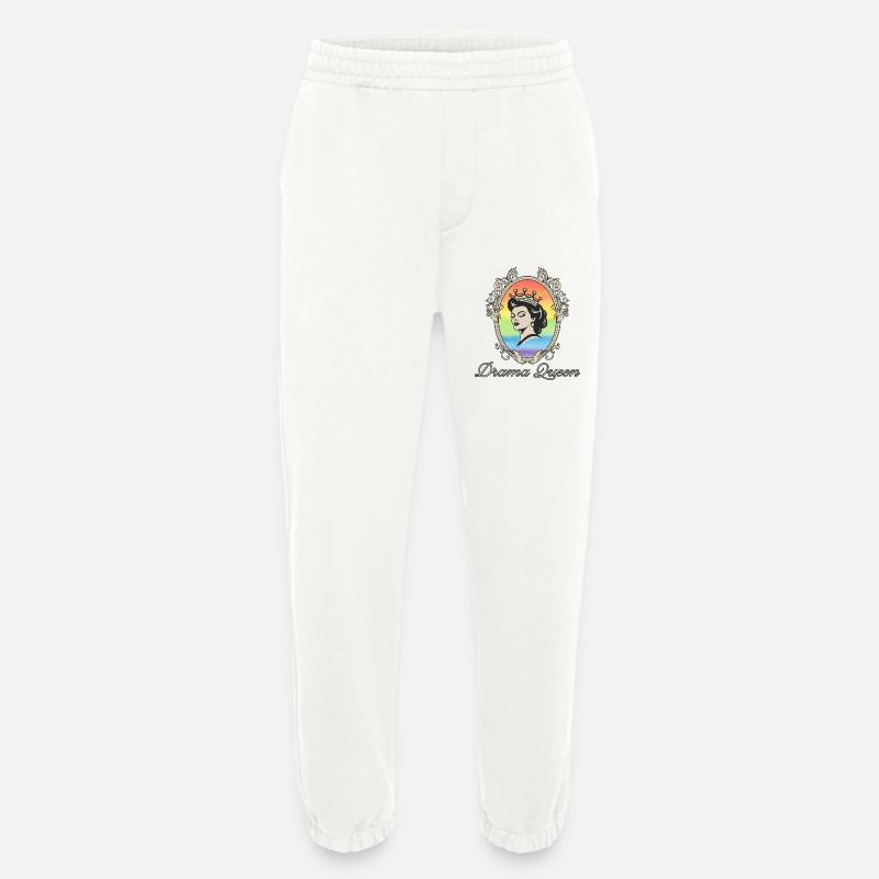 Drama Queen Regenbogenkrone - Heavyweight Jogginghose - made by SPREAD  - OFF WHITE