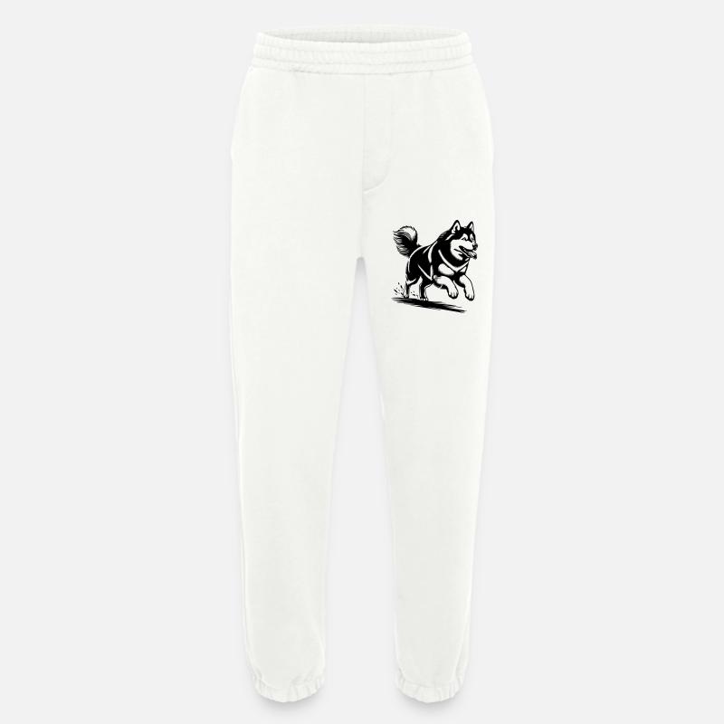 Alaskan Malamute - Heavyweight Jogginghose - made by SPREAD  - OFF WHITE