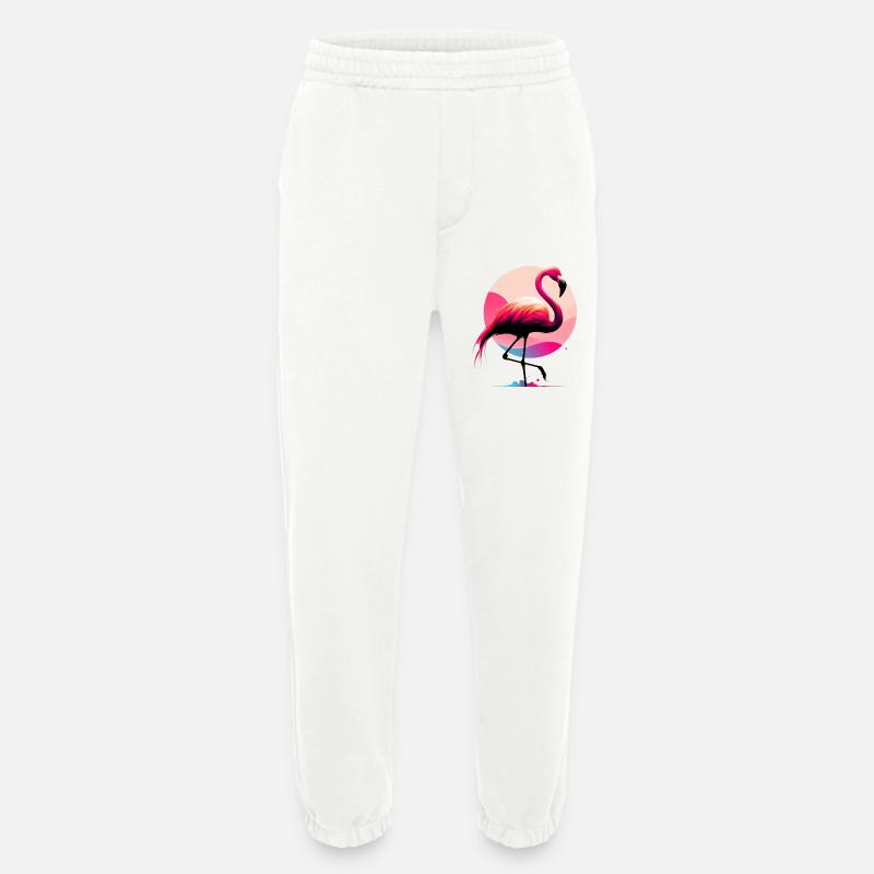 Flamingo - Heavyweight Jogginghose - made by SPREAD  - OFF WHITE