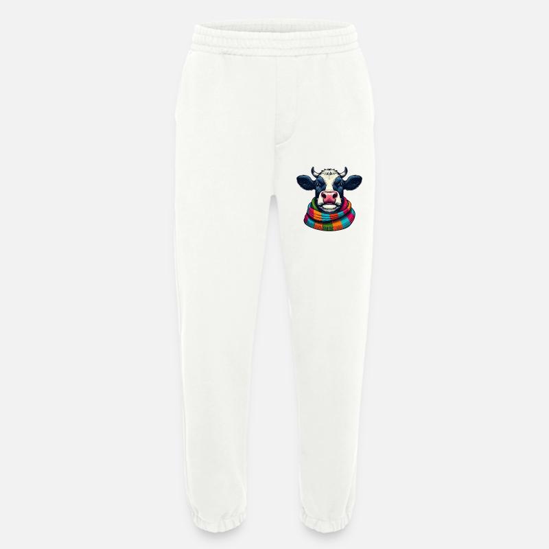 Kuh - Heavyweight Jogginghose - made by SPREAD  - OFF WHITE
