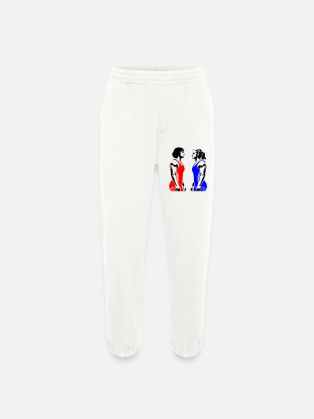 Women's Wrestling - Heavyweight Jogging Pants - made by SPREAD - OFF WHITE