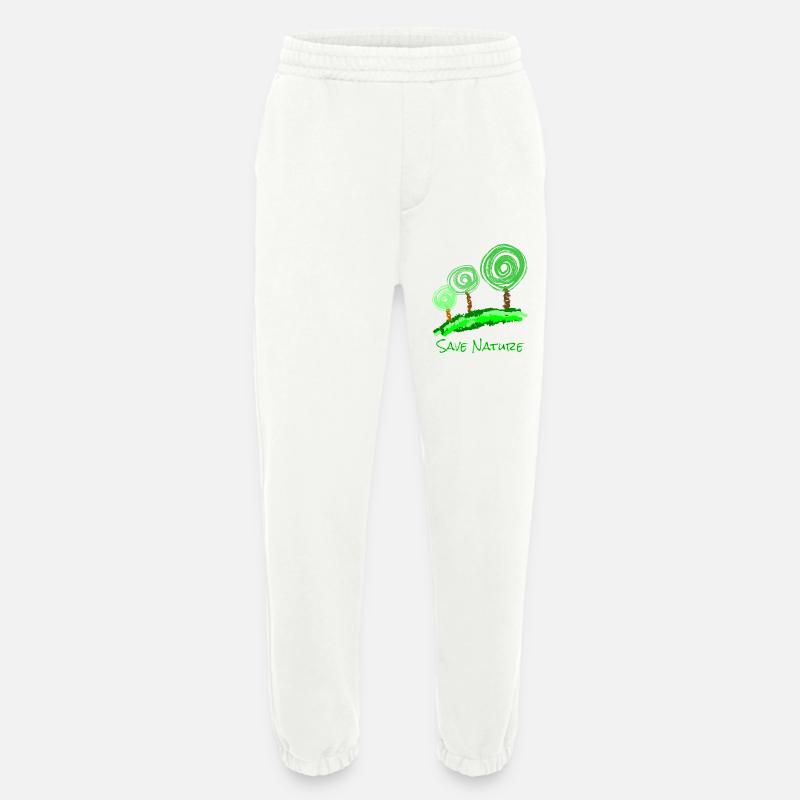 Bäume Abstrakt - Heavyweight Jogginghose - made by SPREAD  - OFF WHITE