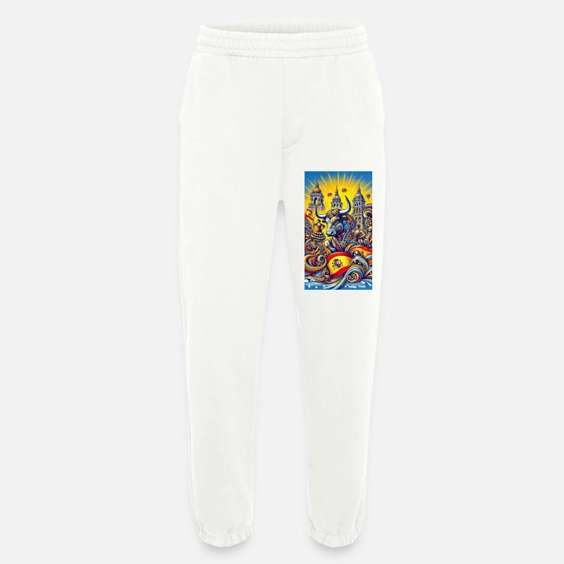 Spanien Stier Espana Design - Heavyweight Jogginghose - made by SPREAD  - OFF WHITE