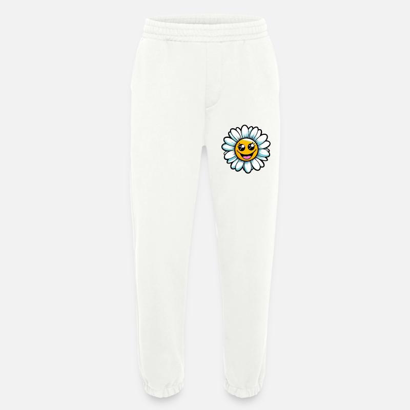 Gänseblümchen - Heavyweight Jogginghose - made by SPREAD  - OFF WHITE