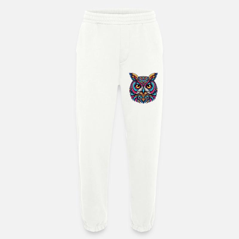 Eule - Heavyweight Jogginghose - made by SPREAD  - OFF WHITE