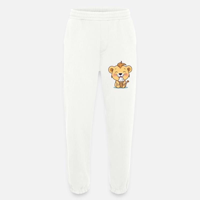 Löwe isst eis - Heavyweight Jogginghose - made by SPREAD  - OFF WHITE