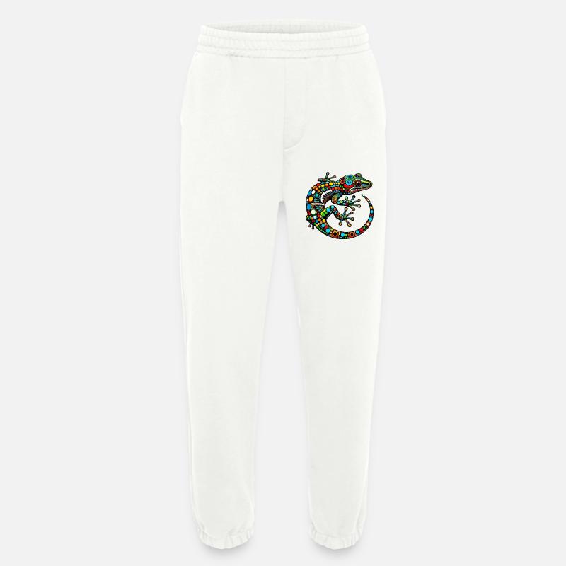 Gecko - Heavyweight Jogging Pants - made by SPREAD  - OFF WHITE