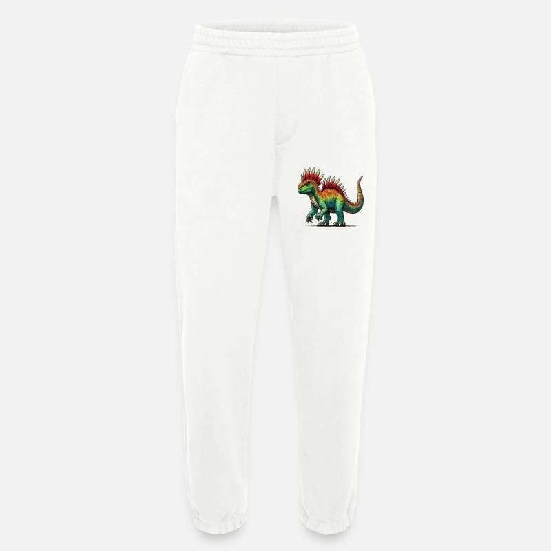Dinosaur - Heavyweight Jogging Pants - made by SPREAD  - OFF WHITE