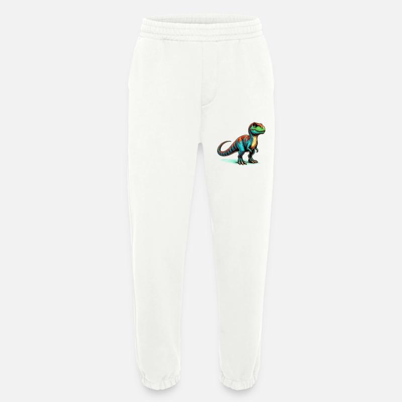 Dinosaur - Heavyweight Jogging Pants - made by SPREAD - OFF WHITE