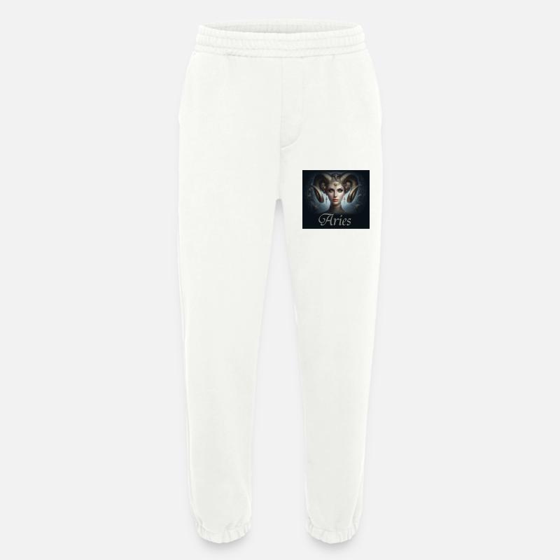 Aries -  Sternzeichen Widder - Heavyweight Jogginghose - made by SPREAD  - OFF WHITE