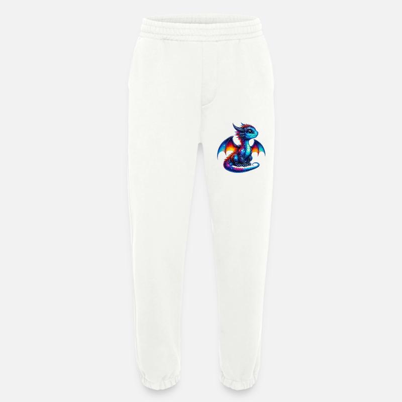 Dragon - Heavyweight Jogging Pants - made by SPREAD - OFF WHITE