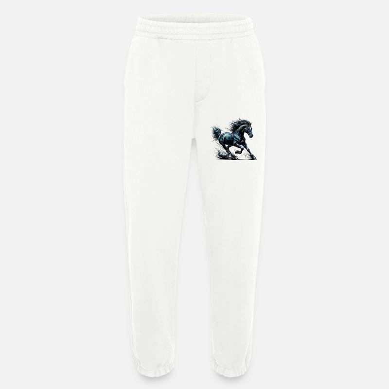 Pferd - Heavyweight Jogginghose - made by SPREAD  - OFF WHITE