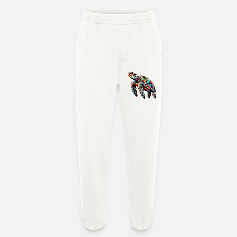 Turtle - Heavyweight Jogging Pants - made by SPREAD  - OFF WHITE