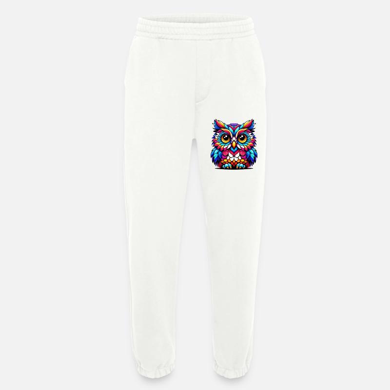 Eule - Heavyweight Jogginghose - made by SPREAD  - OFF WHITE