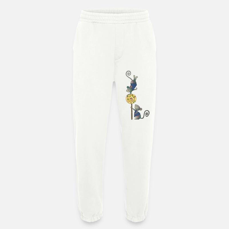 Mäusefest - Heavyweight Jogginghose - made by SPREAD  - OFF WHITE