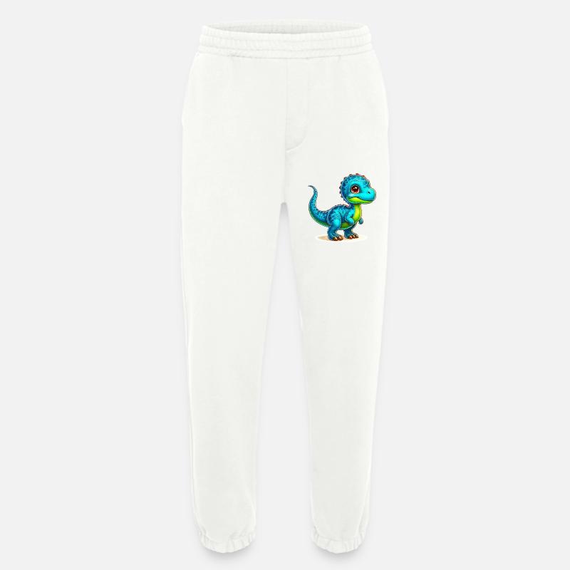 Dinosaur - Heavyweight Jogging Pants - made by SPREAD  - OFF WHITE