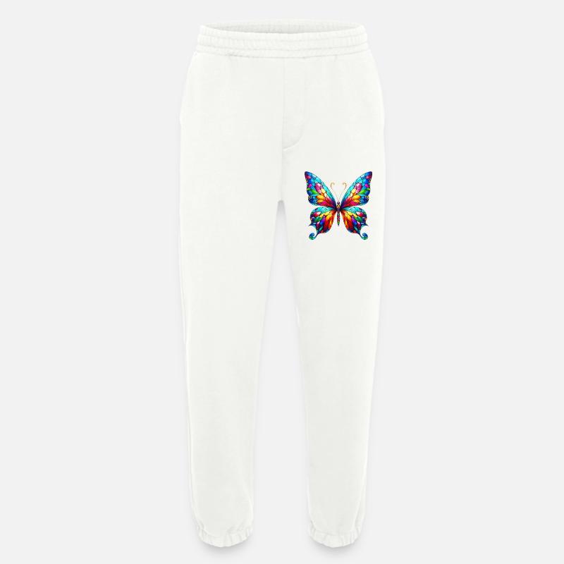 Schmetterling - Heavyweight Jogginghose - made by SPREAD  - OFF WHITE