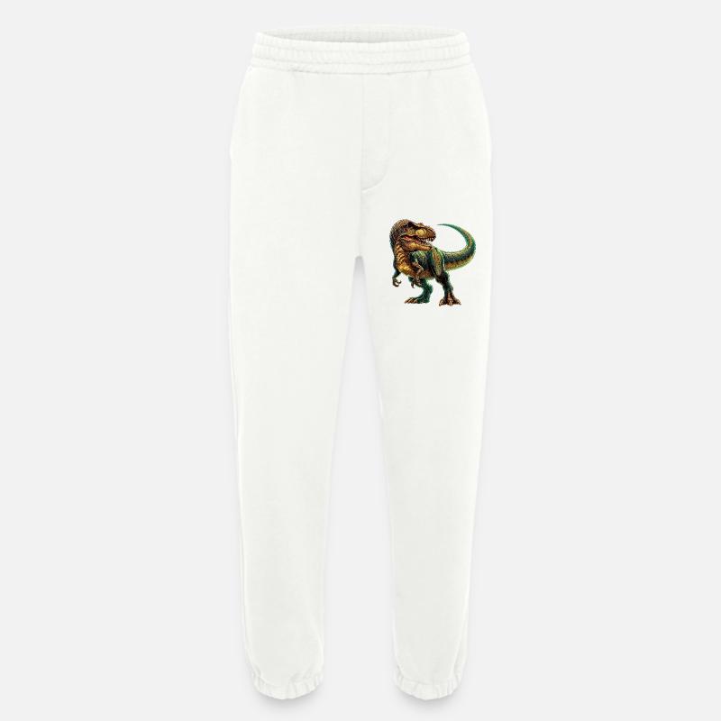 Dinosaur - Heavyweight Jogging Pants - made by SPREAD - OFF WHITE