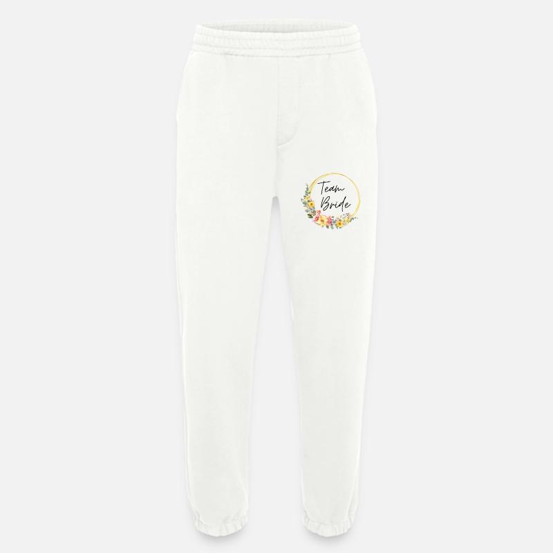 Team Bride! Personalisierbar - Heavyweight Jogginghose - made by SPREAD  - OFF WHITE
