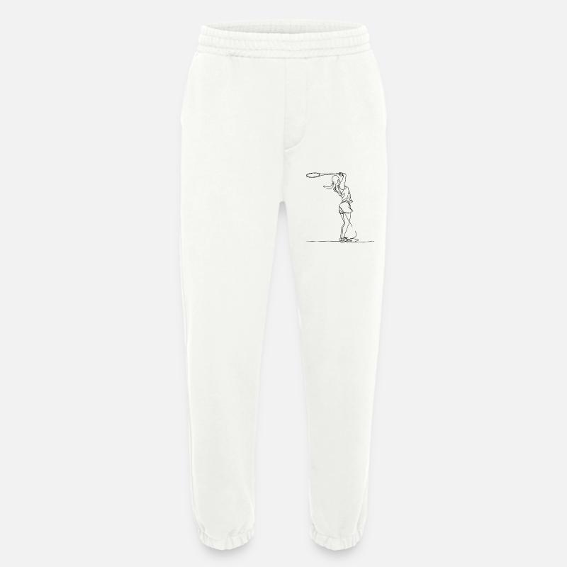 Badminton Mädchen - Heavyweight Jogginghose - made by SPREAD  - OFF WHITE
