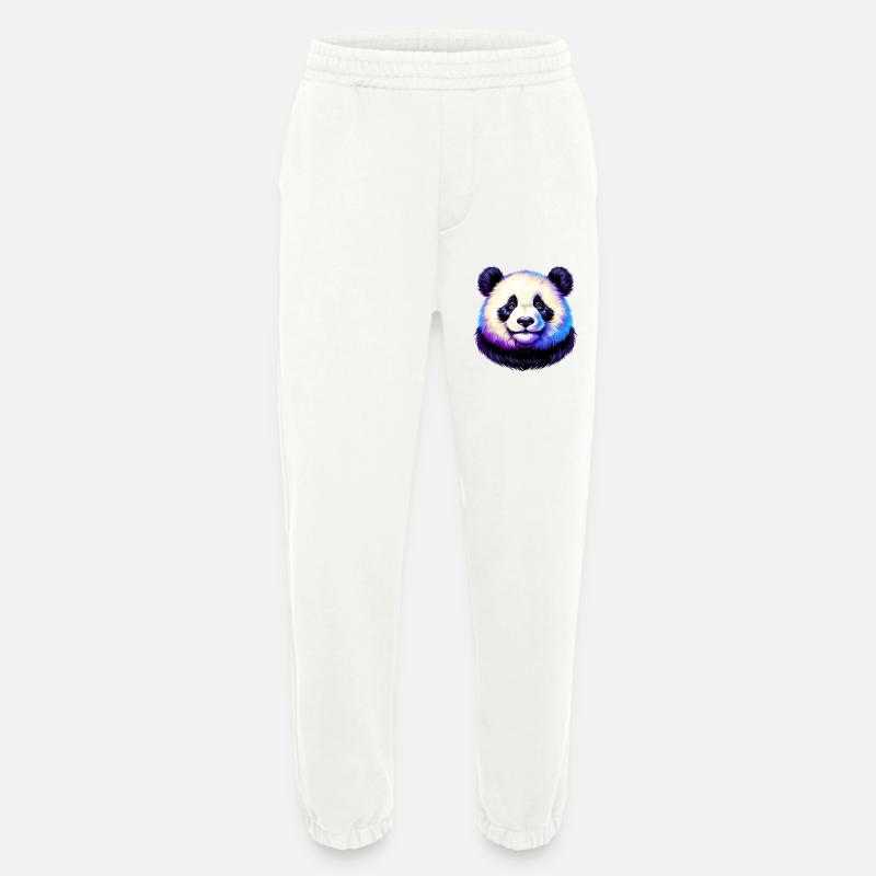 Panda - Heavyweight Jogging Pants - made by SPREAD  - OFF WHITE