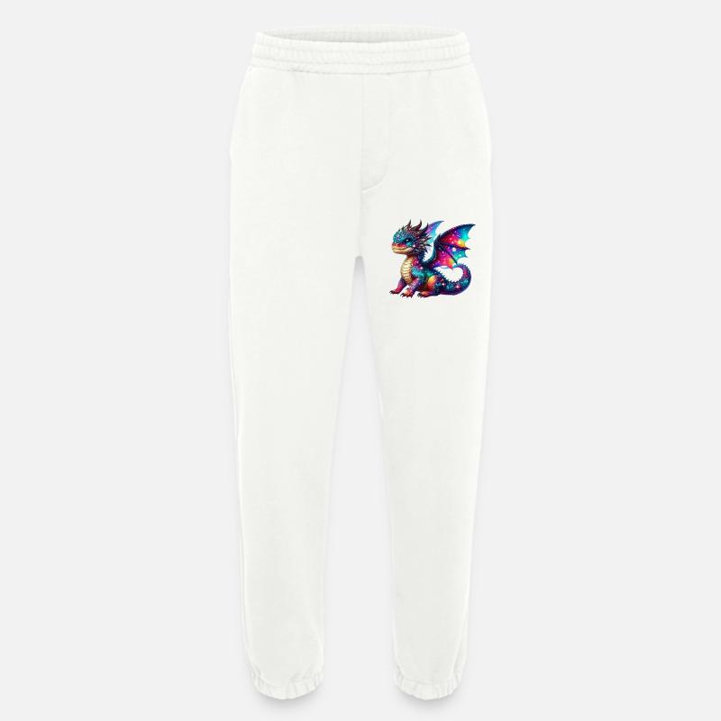 Dragon - Heavyweight Jogging Pants - made by SPREAD - OFF WHITE