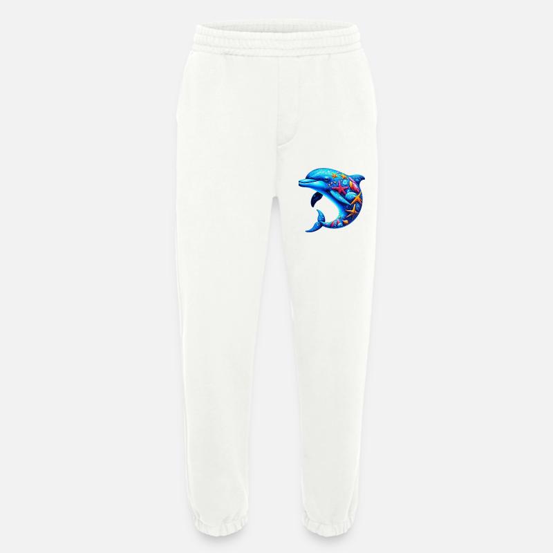 Dolphin - Heavyweight Jogging Pants - made by SPREAD - OFF WHITE