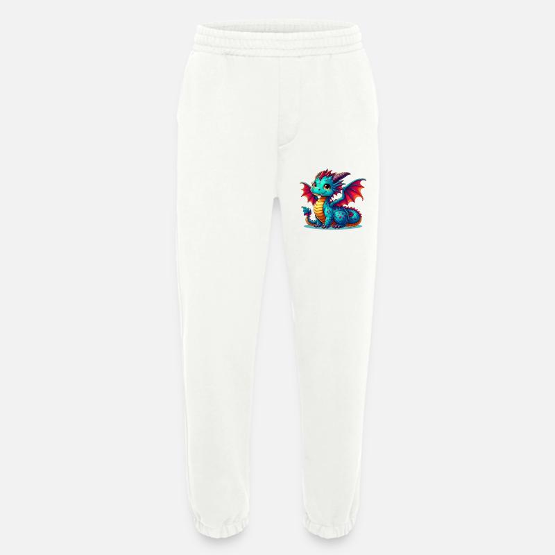 Drache - Heavyweight Jogginghose - made by SPREAD  - OFF WHITE