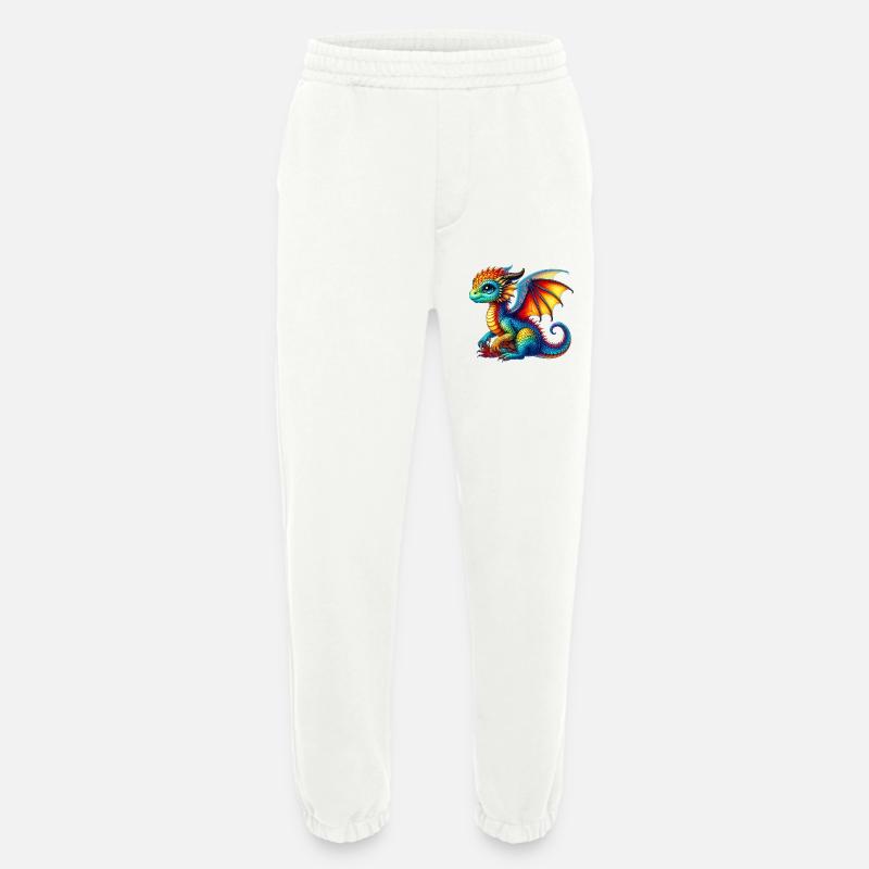 Drache - Heavyweight Jogginghose - made by SPREAD  - OFF WHITE