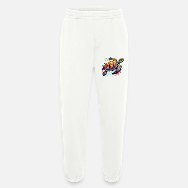 Turtle - Heavyweight Jogging Pants - made by SPREAD  - OFF WHITE