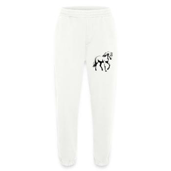 Pferd Araber - Heavyweight Jogginghose - made by SPREAD  - OFF WHITE - Vorne