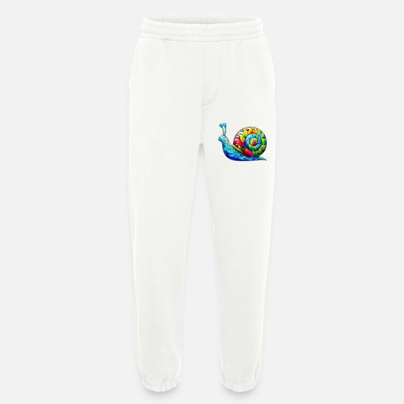 Snail - Heavyweight Jogging Pants - made by SPREAD  - OFF WHITE