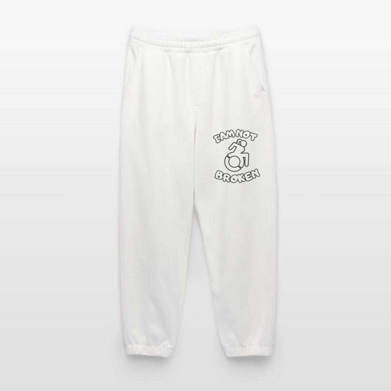 Ich sitze im Rollstuhl, aber ich bin nicht kaputt # Heavyweight Jogginghose - made by SPREAD 