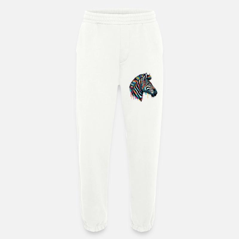 Zebra - Heavyweight Jogginghose - made by SPREAD  - OFF WHITE