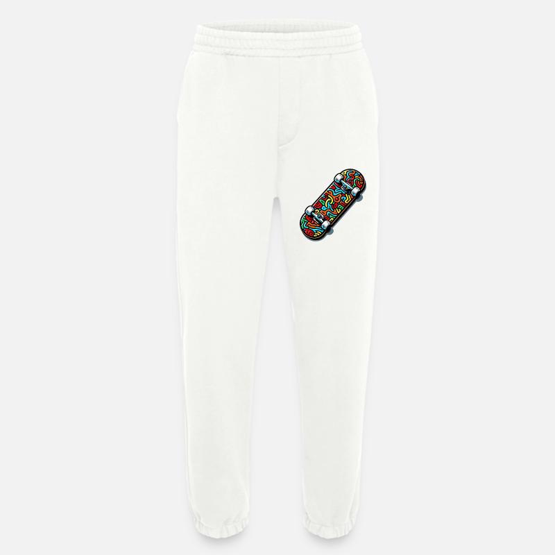Skateboard - Heavyweight Jogging Pants - made by SPREAD  - OFF WHITE